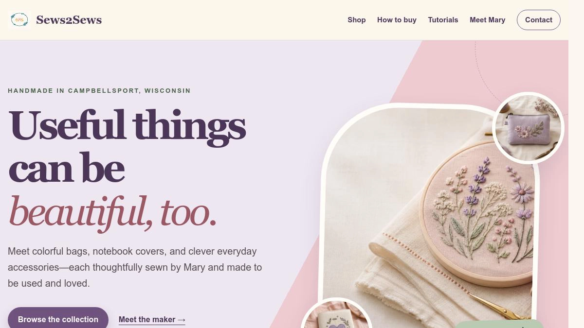 Sews2Sews website